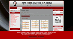 Desktop Screenshot of kath-cottbus.de